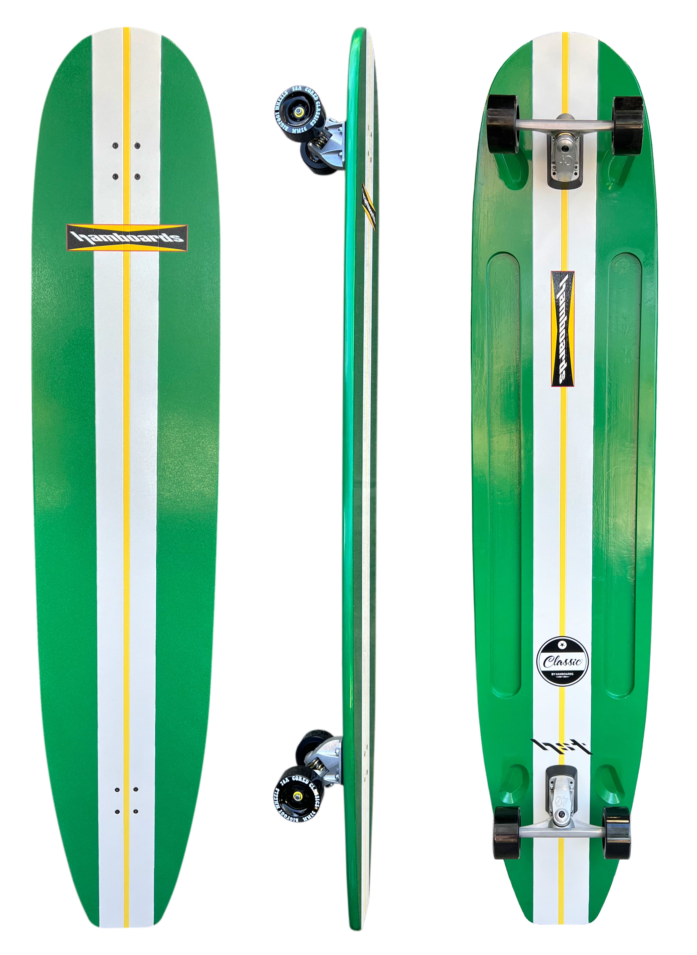 Hamboard 74" Original Painted Classic Longboard Skateboard