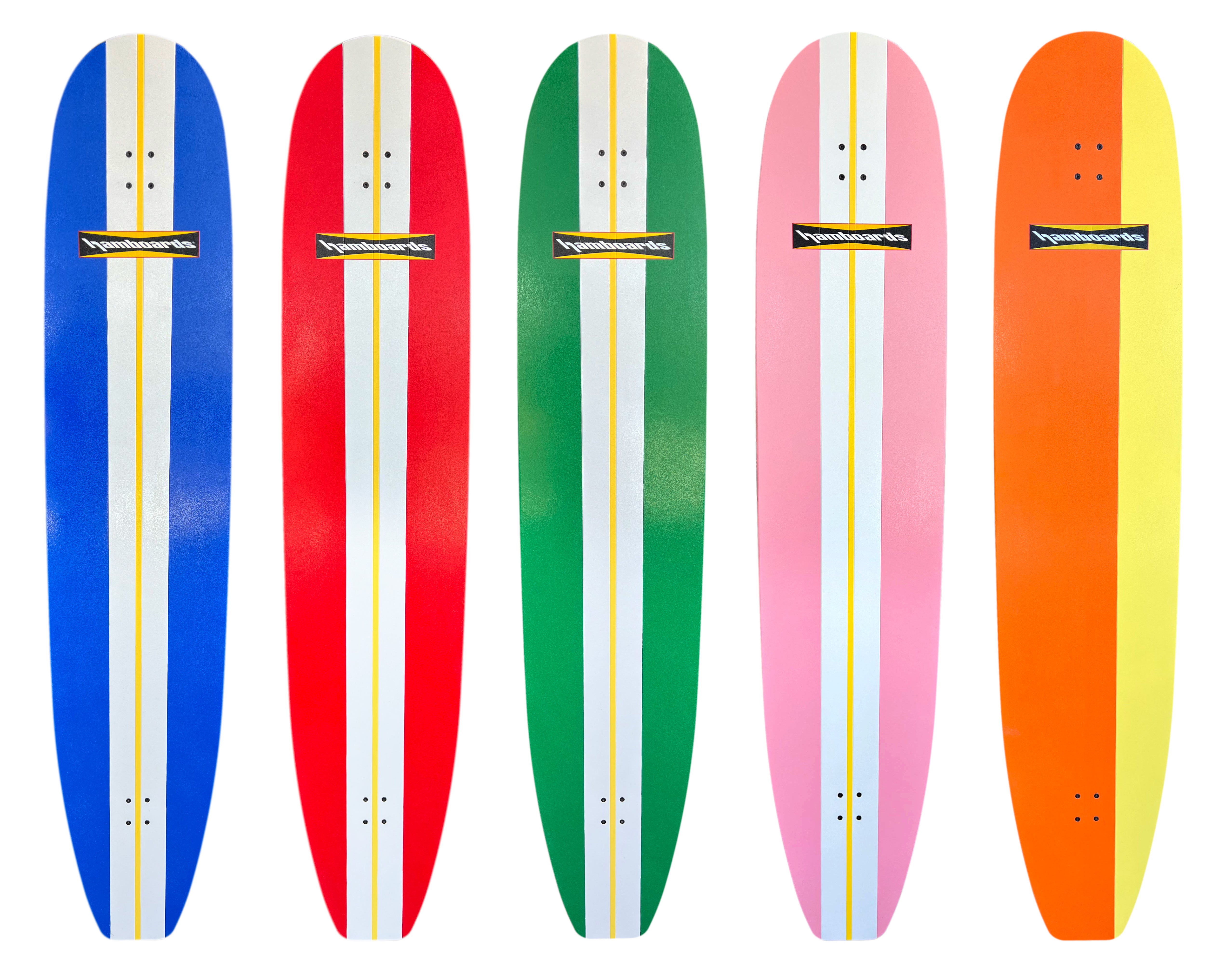 Hamboard 74" Original Painted Classic Longboard Skateboard