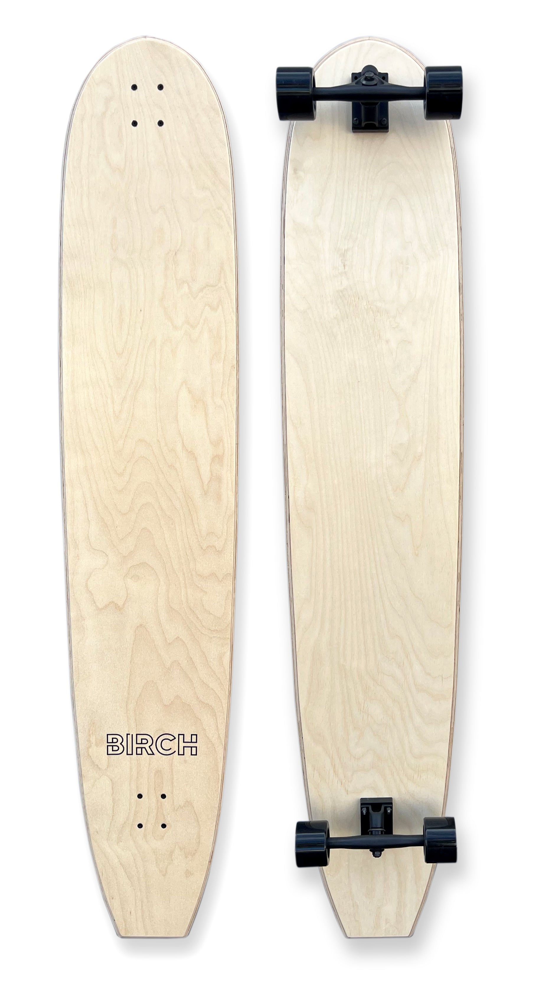 BIRCH 60&quot; Longboard Skateboard - Complete Setup