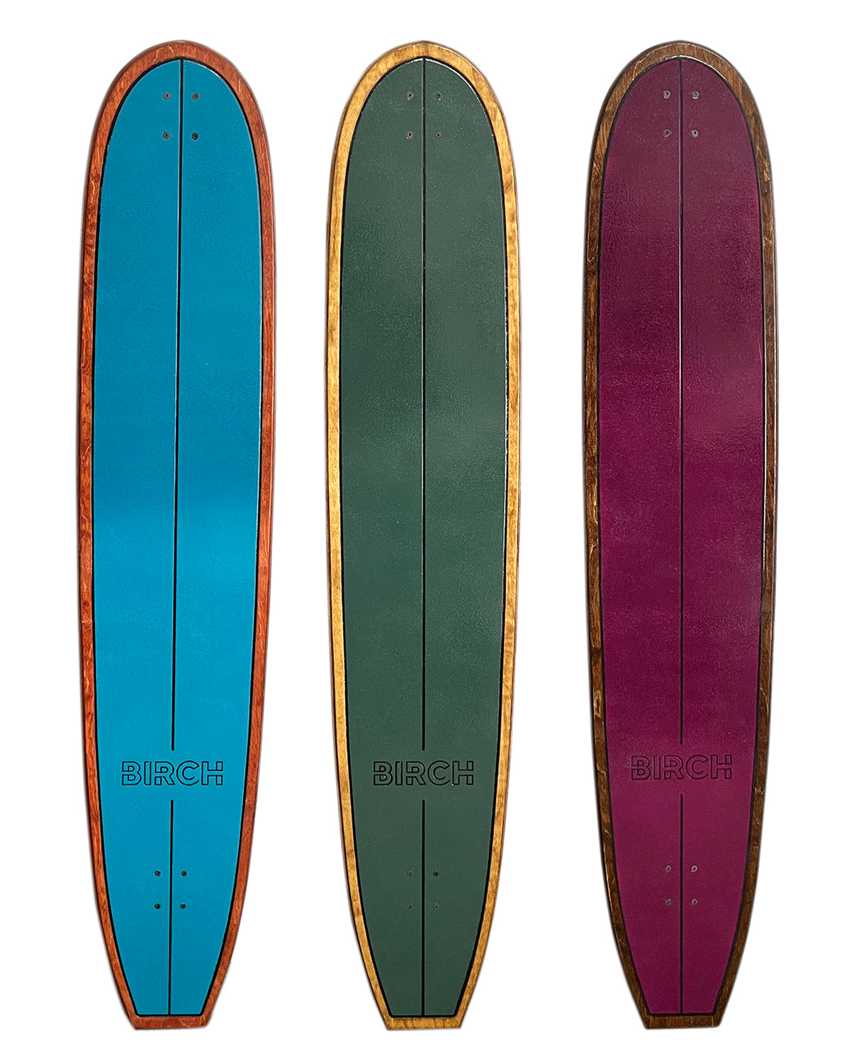 BIRCH 60&quot; LOG Cruiser: Surf-Inspired Longboard Skateboard - Complete Setup