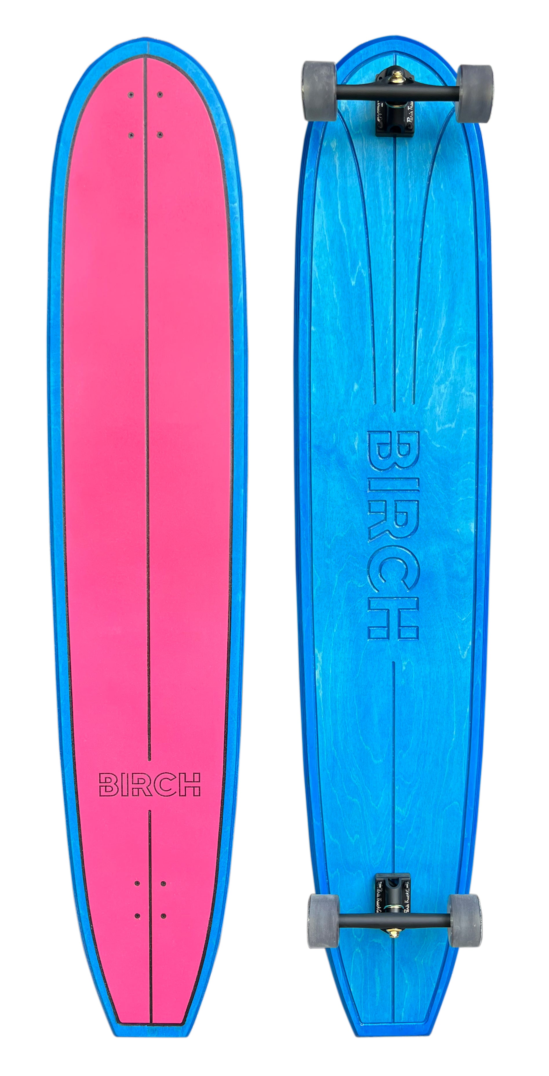 BIRCH 60" LOG Longboard Cruiser Skateboard - Complete Setup or Deck Only