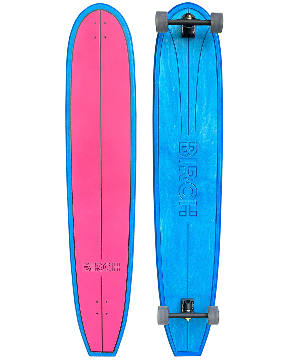 BIRCH 60" LOG Longboard Cruiser Skateboard - Complete Setup or Deck Only