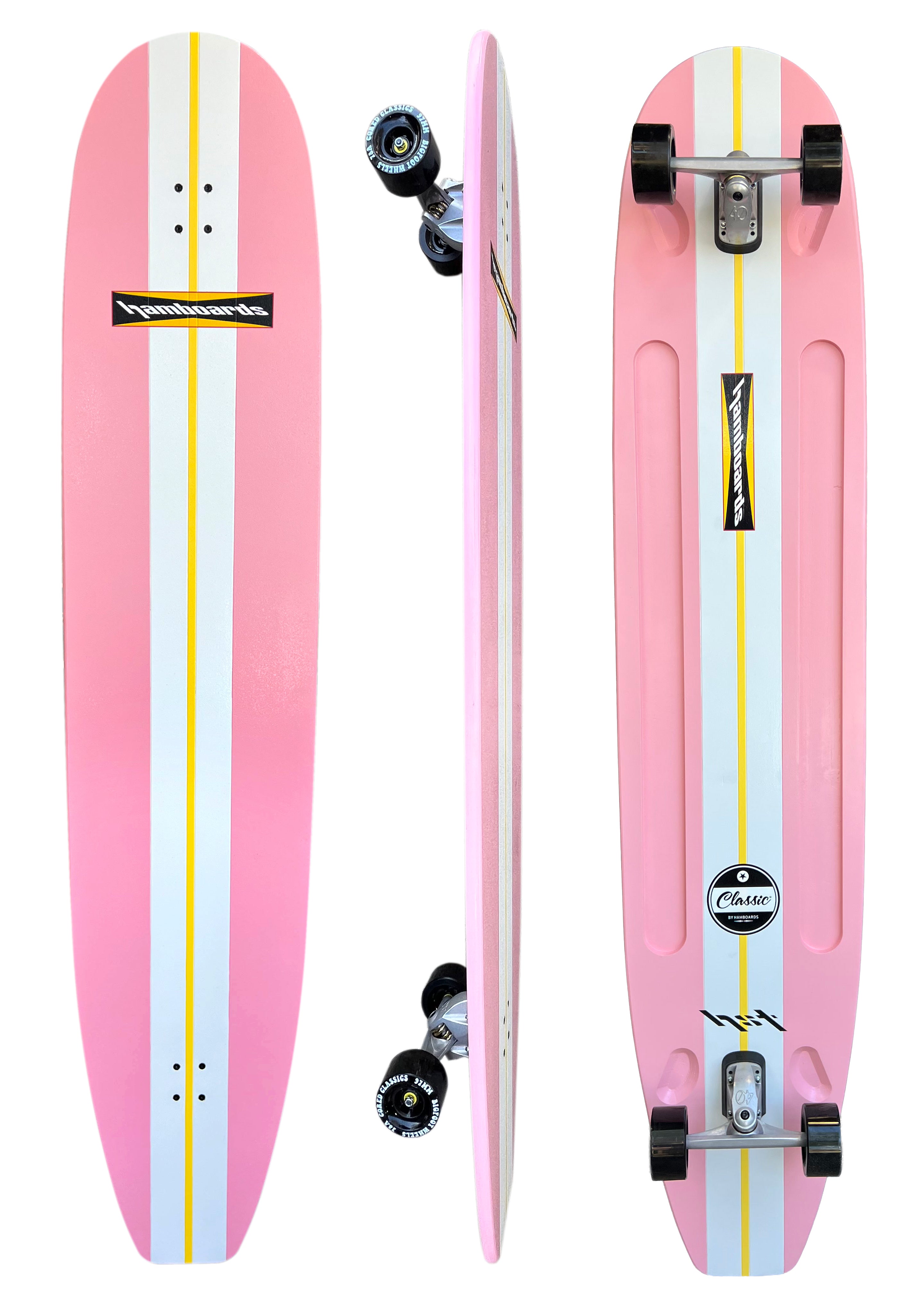 Hamboard 74" Original Painted Classic Longboard Skateboard