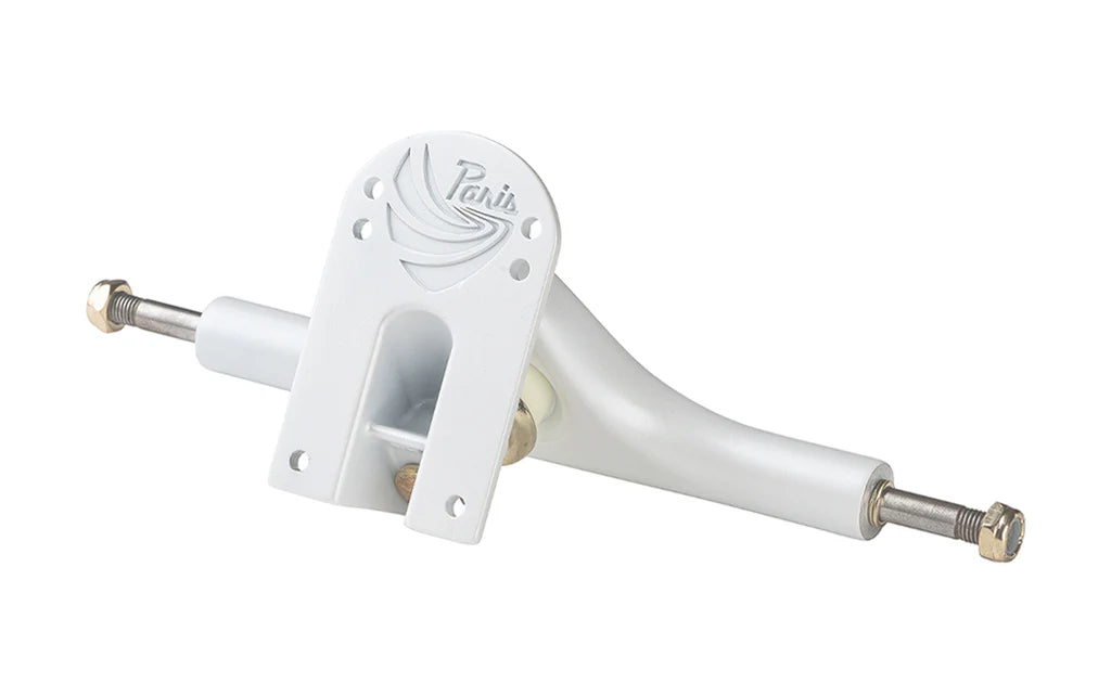 Paris Trucks V3 180mm 50º Longboard Trucks Pearl White (Complete Set - 2 x Trucks)
