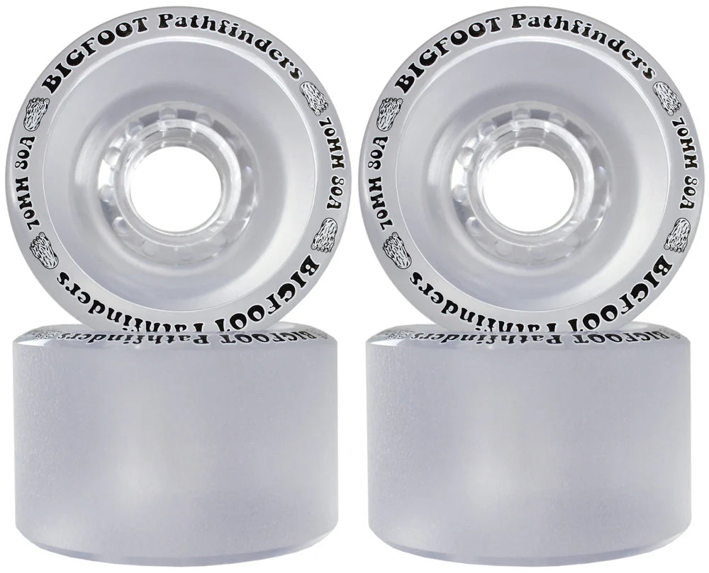 Bigfoot Longboard Skate Wheels - 70mm 80a Pathfinders