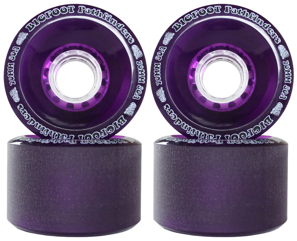 Bigfoot Longboard Skate Wheels - 70mm 80a Pathfinders