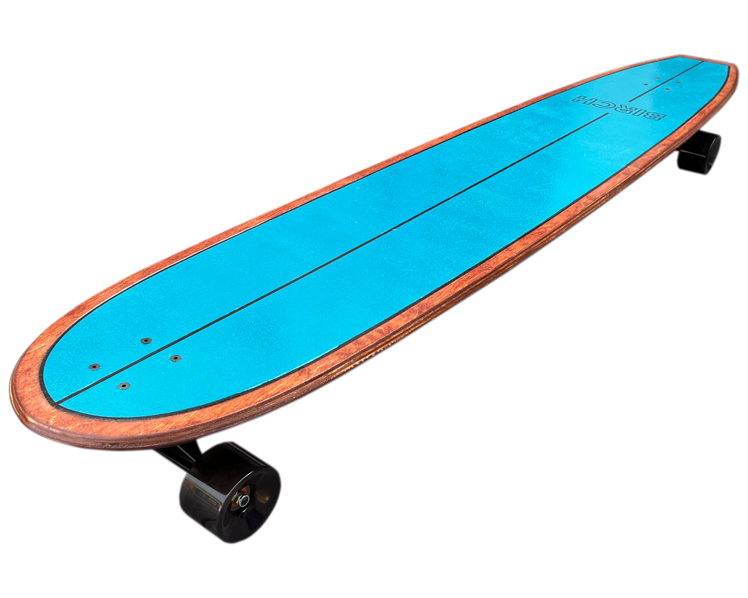 BIRCH 60" LOG Cruiser: Surf-Inspired Longboard Skateboard - Complete Setup